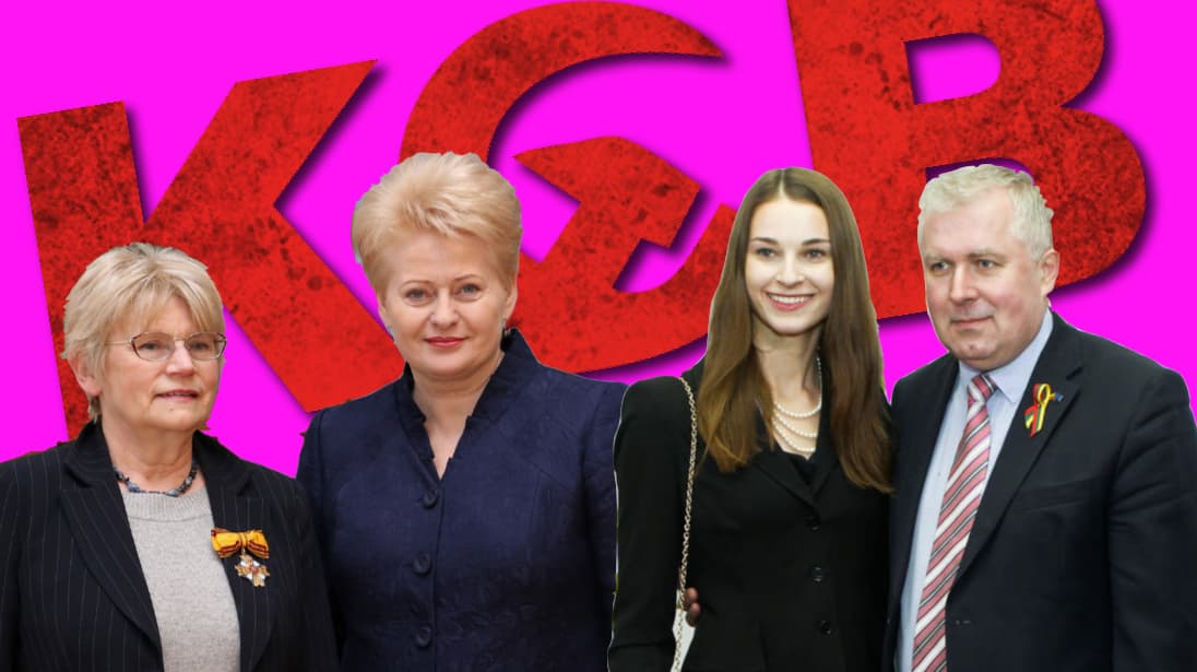 Lietuvos gyventojų genocido ir rezistencijos tyrimo centro generalinė direktorė Teresė Birutė Burauskaitė (kairėje) ir Žmonių partijos atstovas, anušauskinių KGB sąrašų skelbėjas Arvydas Anušauskas (dešinėje).