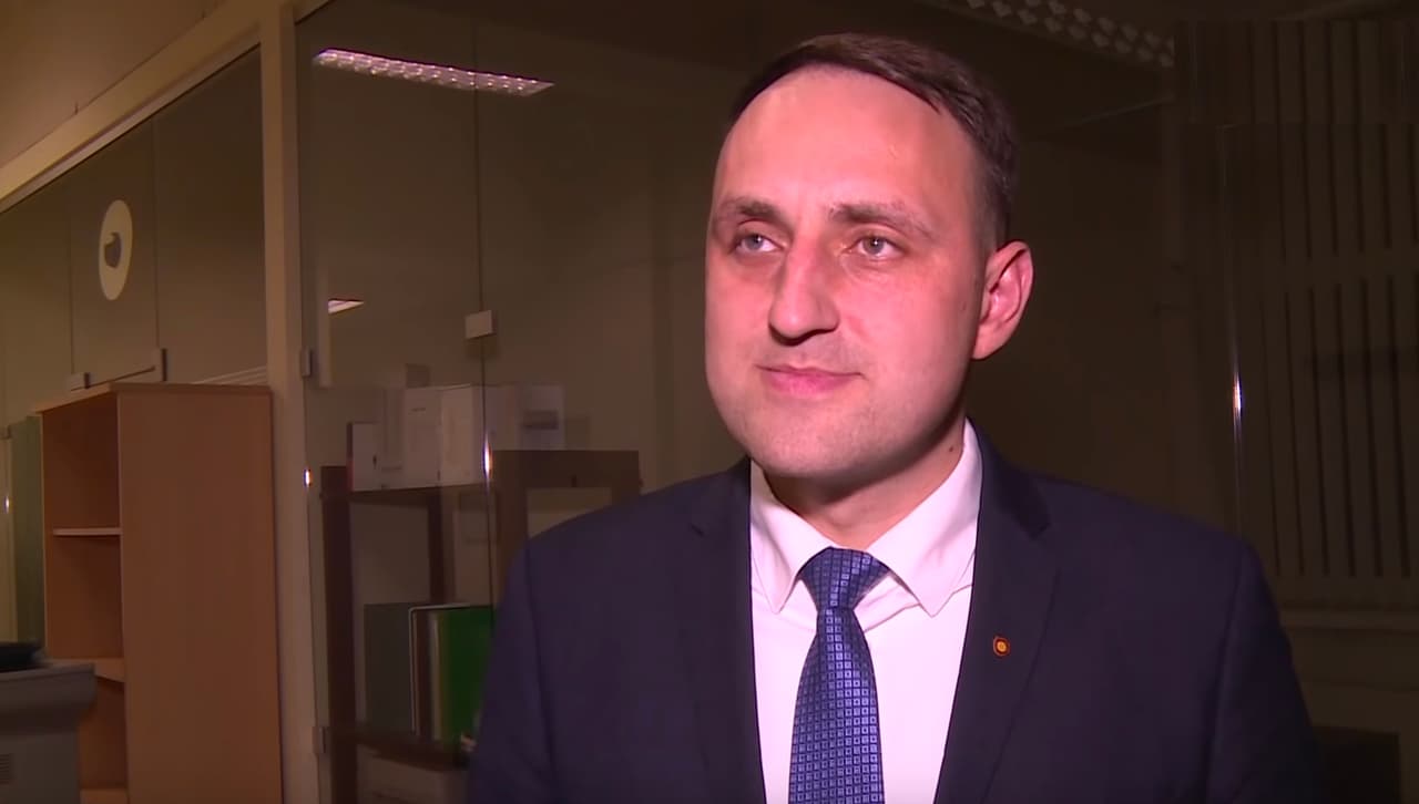 Alytaus meras, socialdemokratas Nerijus Cesiulis.