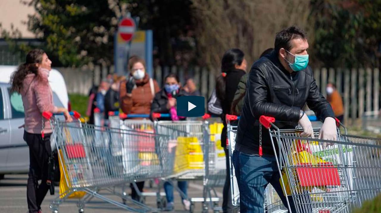 Dėl koronaviruso Italija stabdo visą gamybą
