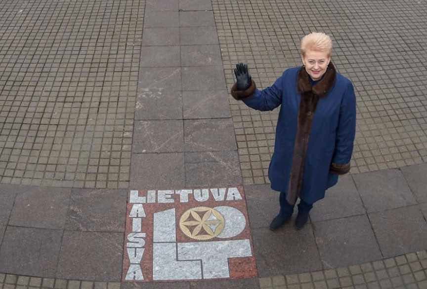 Kovos su koronaviruso fondo vadovė, oficiali Rusijos Federacijos valstybės paslaptis, prezidentė Dalia Grybauskaitė. Nuotr. facebook.com