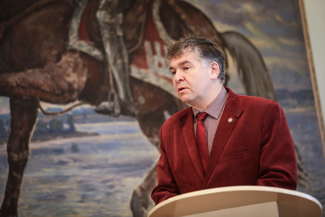 Lietuvių karo istorikas, visuomenės ir skautų veikėjas prof. Valdas Rakutis. Ievos Budzeikaitės nuotr.