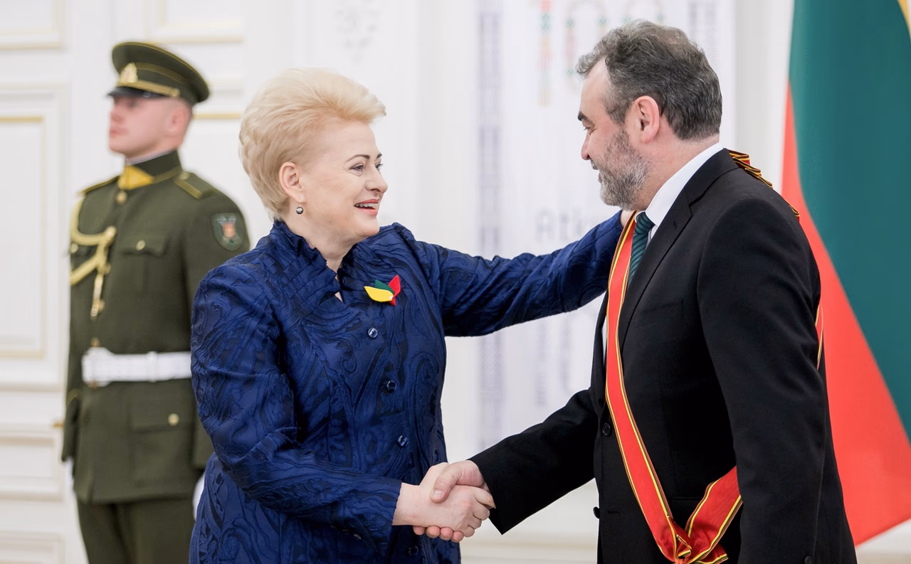 Teisėjas Egidijus Kūris (dešinėje). Nuotr. prezidentas.lt
