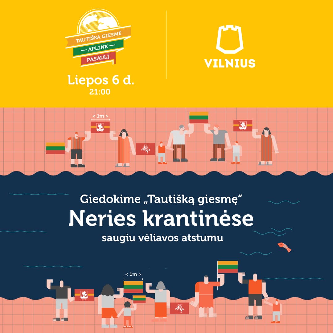 Liepos šeštąją per saugų vėliavos atstumą griaudės ne tik valstybės, bet visos žmonijos vienybės šventė
