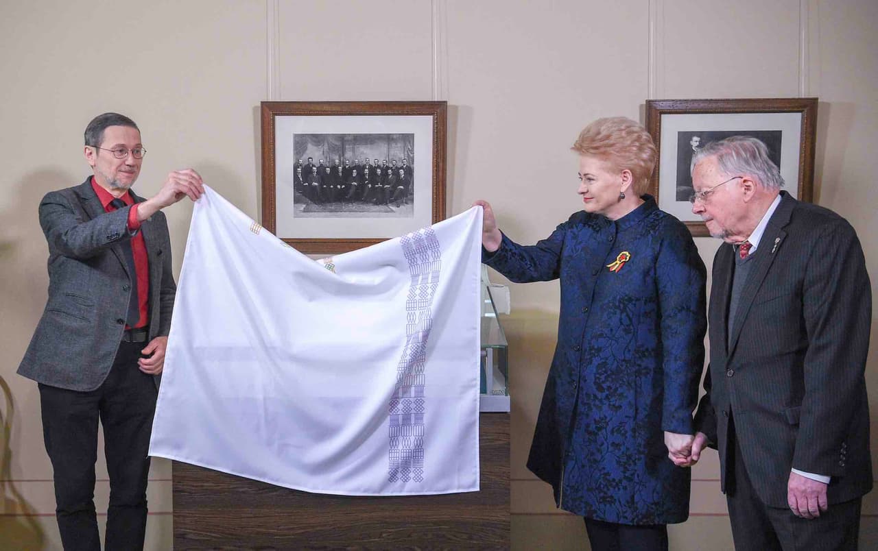 Ilgametis faktinis Lietuvos prezidentas Vytautas Landsbergis (dešinėje). Nuotr. prezidentas.lt