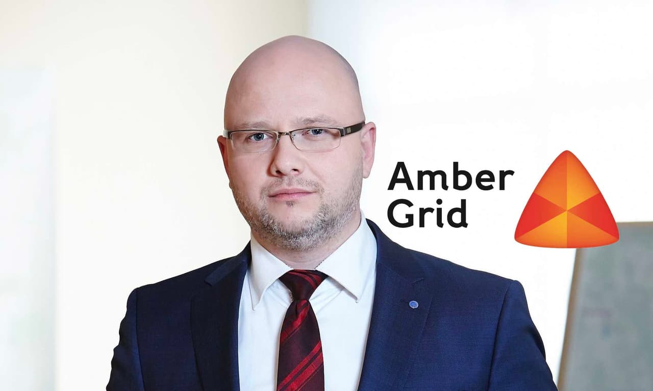 Firmos „Amber Grid“ vadovas Nemunas Biknius. Nuotr. lrv.lt