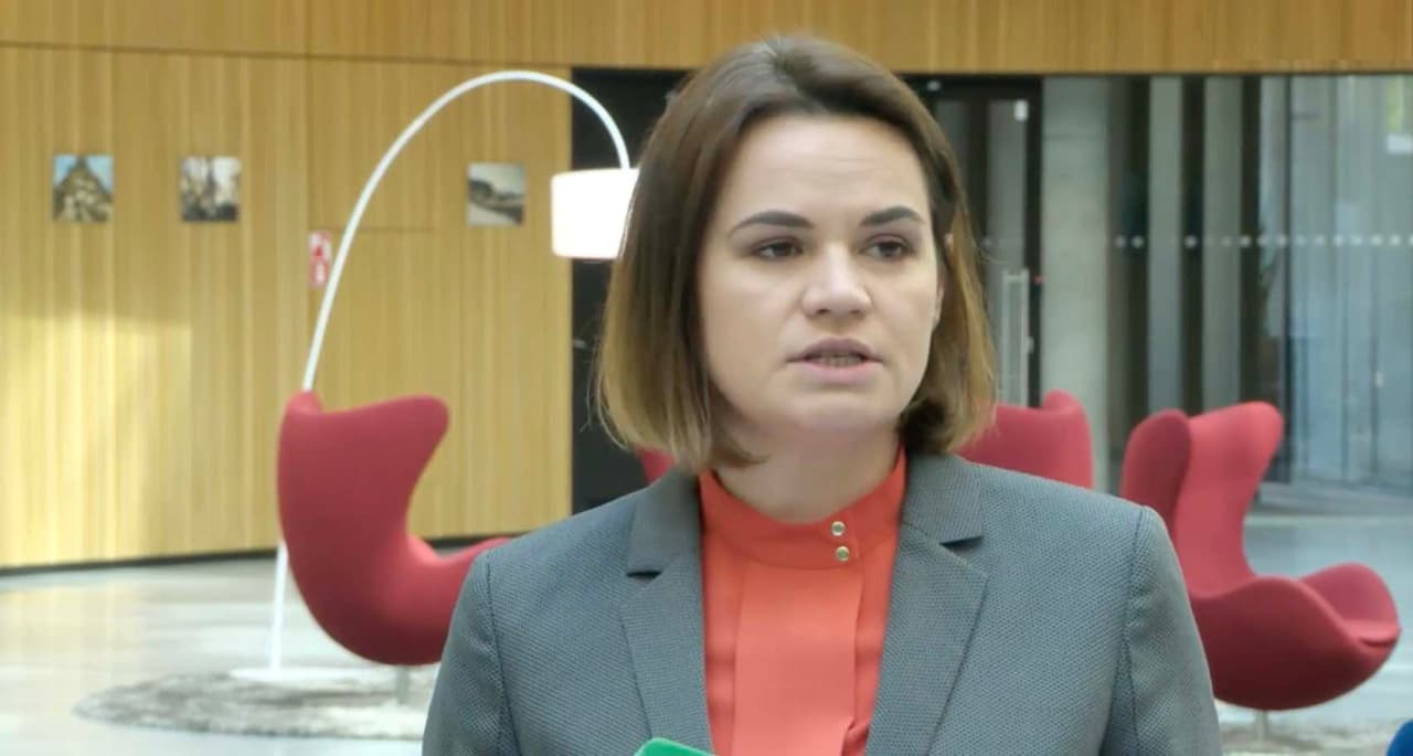 Baltarusijos prezidentė S. Tichanovskaja.