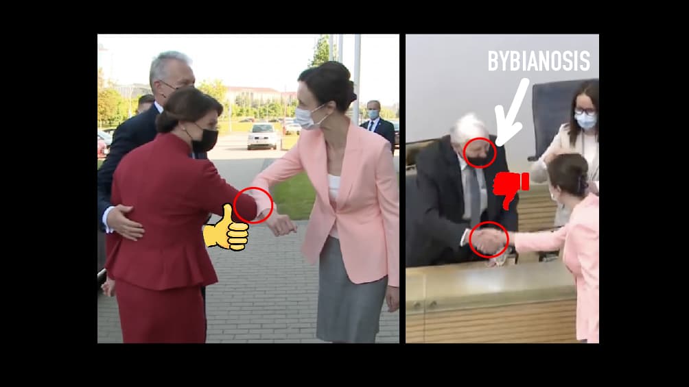 Seimo pirmininkė V. Čmilytė-Nielsen savo natūraliu elgesiu liudija – jokio XXI a. maro nėra, tik pigus teatras