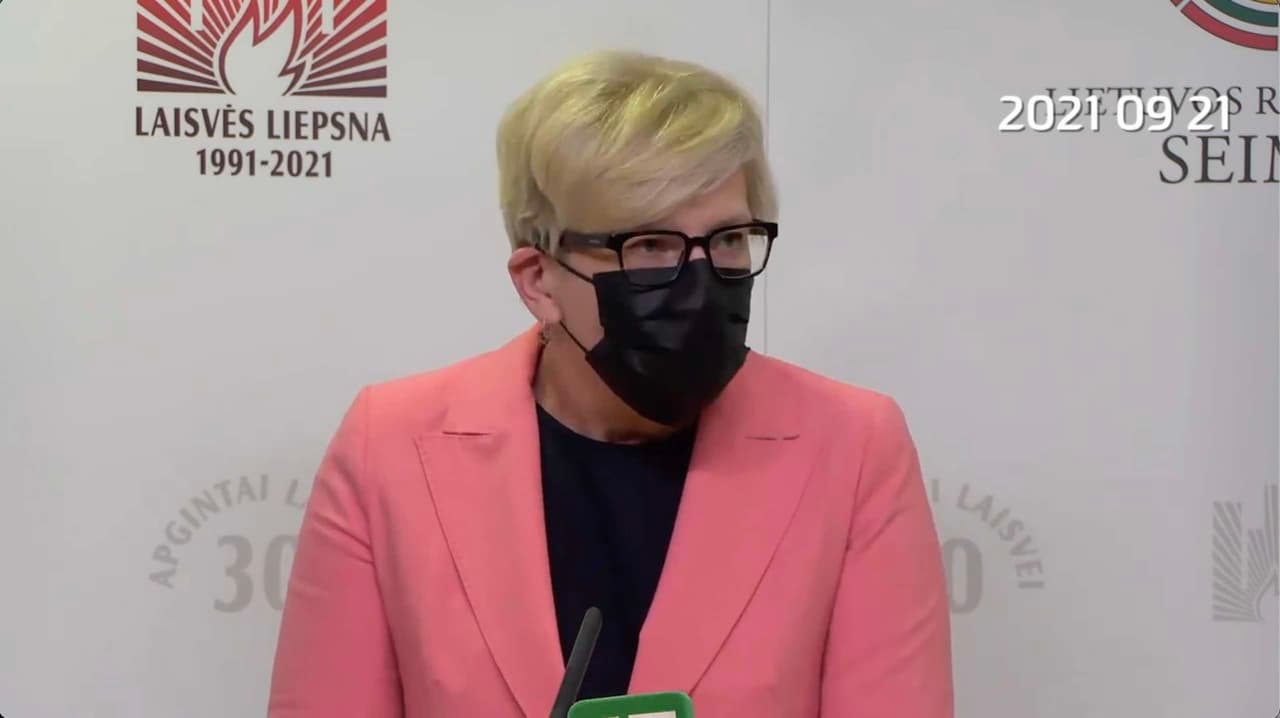 Sprogo Šimonytė, po sprogimo atsiprašė už emocijas