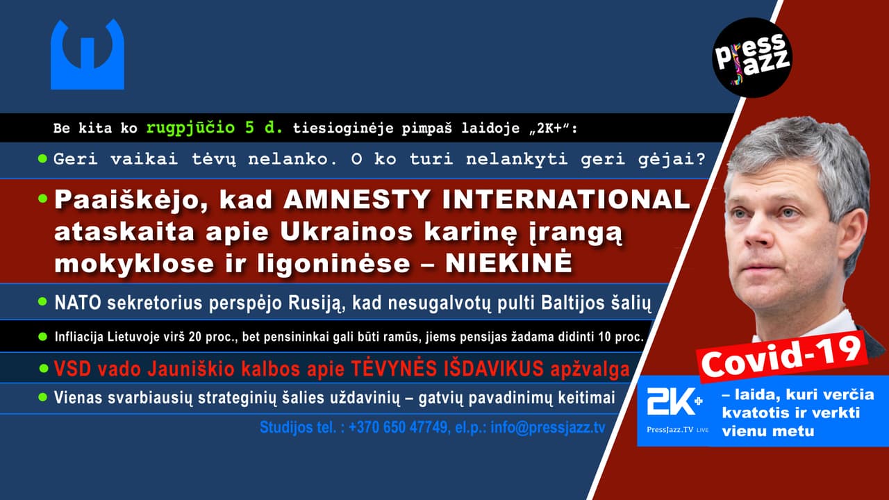 VSD vadas neleis iškraipyti informacijos apie Ukrainos karą ir nukreipti dėmesio nuo rimtų problemų