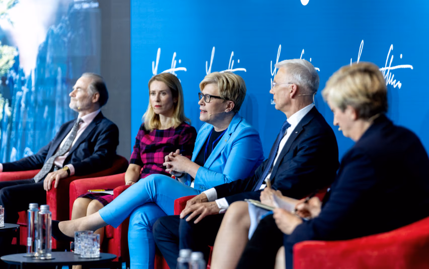 Šimonytė Taline: taika nėra tik karo veiksmų nebuvimas