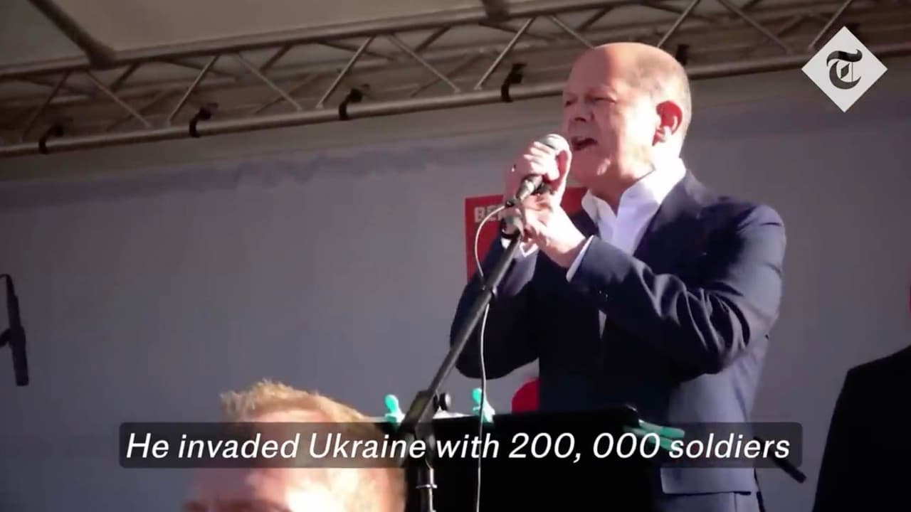 Skandalas: Vokietijoje nušvilpė apie žudiką Putiną rėkiantį Šolcą
