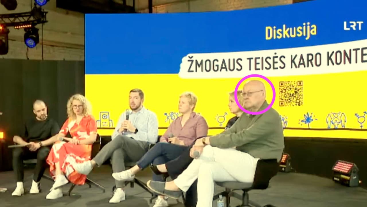 Laisvės džiaugsmo partijos lyderio perrinkimo renginyje dalyvavo ir garsus sovietinis propagandistas