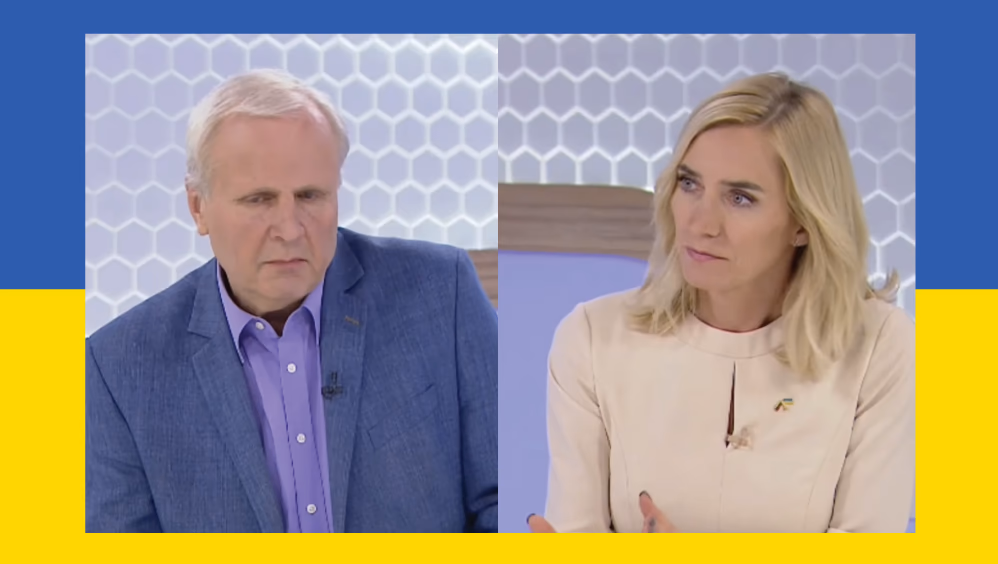 „Valstybininkas“ Januška su Tapiniene sprendė rebusą, apie nuolatinio karo galimybę Ukrainoje