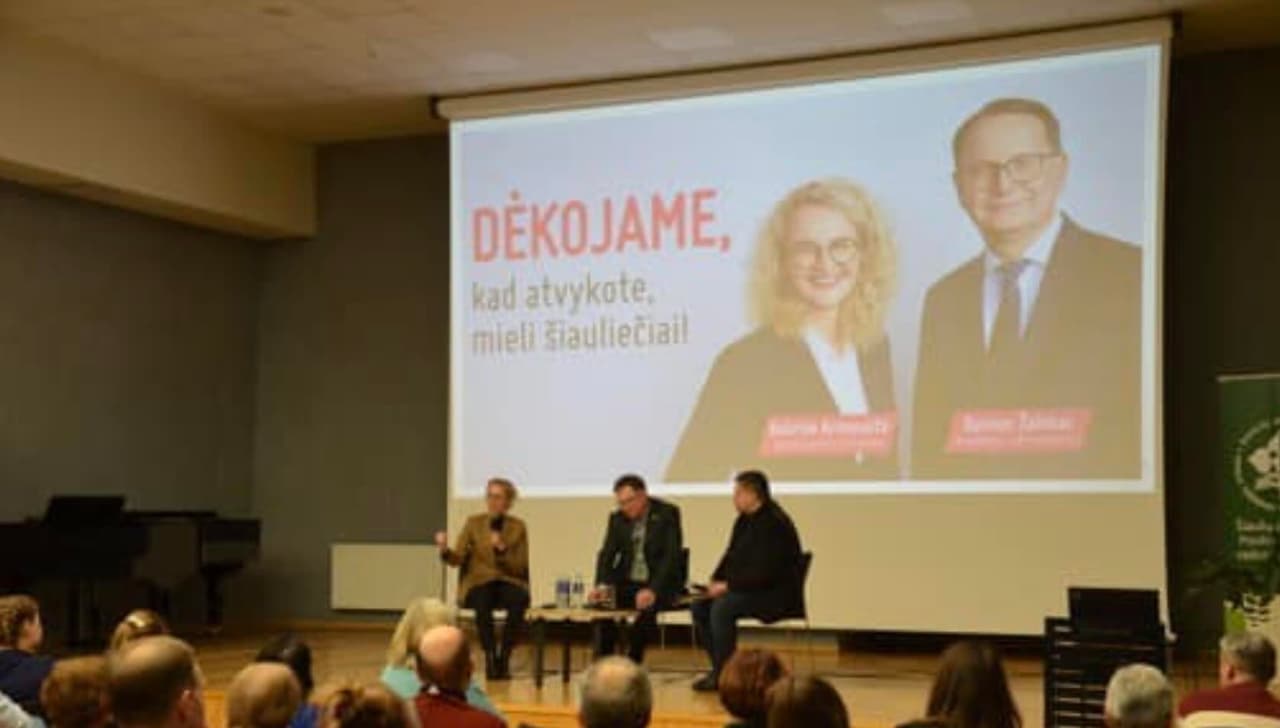 Žalimas su Armonaite šiauliškiams skleidė viltį – „teisingos visiems Lietuvos idėją“