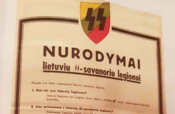 Naciai lietuvius viliojo stoti į SS savanorių legioną maistu, alga, rūbais, globa ir aprūpinimu