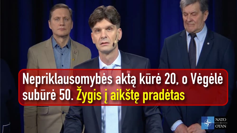 Vėgėlė aktyvią rinkiminę kampaniją nutarė pradėti nuo laiko patikrinto klasikinės parodijos žanro