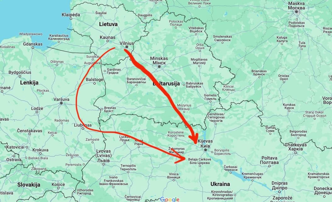 Per kurią valstybę Anušauskas siųs karius į Ukrainą – Lenkiją ar Baltarusiją?