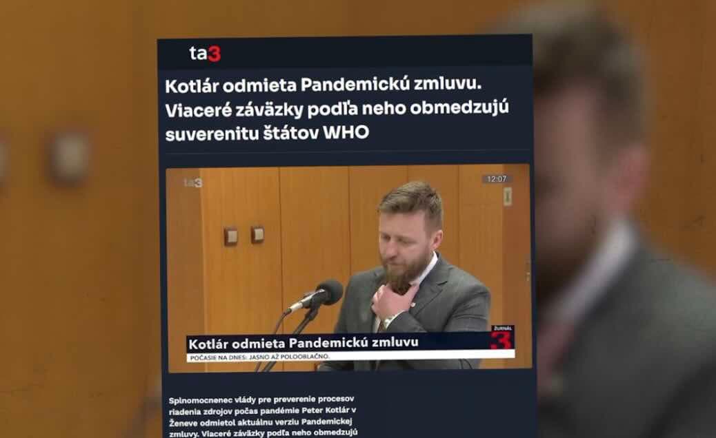 Suklupo Slovakija – nepalaikys Pasaulio sveikatos organizacijos susitarimo dėl pandemijų