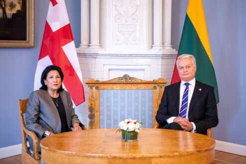 Nausėda tęsia kovą už Sakartvelo vertybinę ateitį