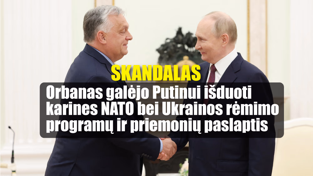 Visuomenė laukia NATO ir ES atsako į Orbano veiksmus