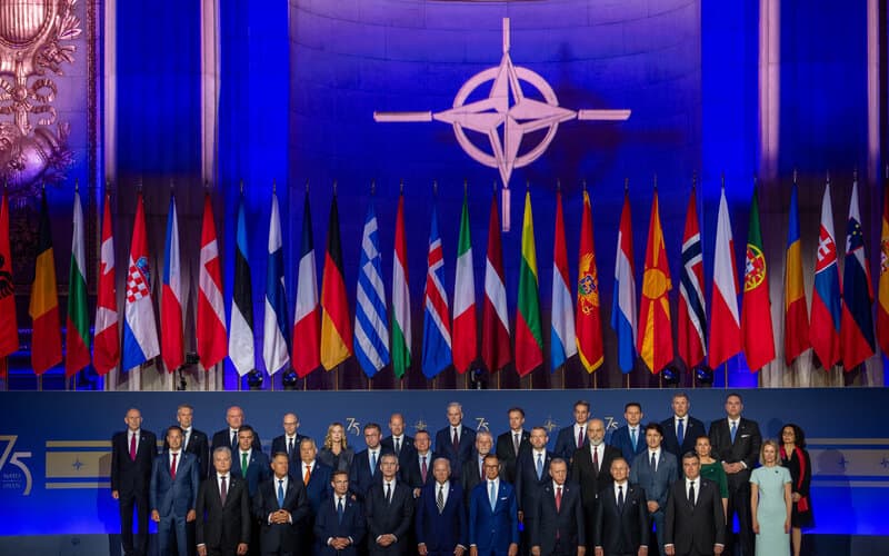 Nausėda NATO šventėje Washington'e perskaitė kalbą, kurioje nurodė, ką toliau daryti