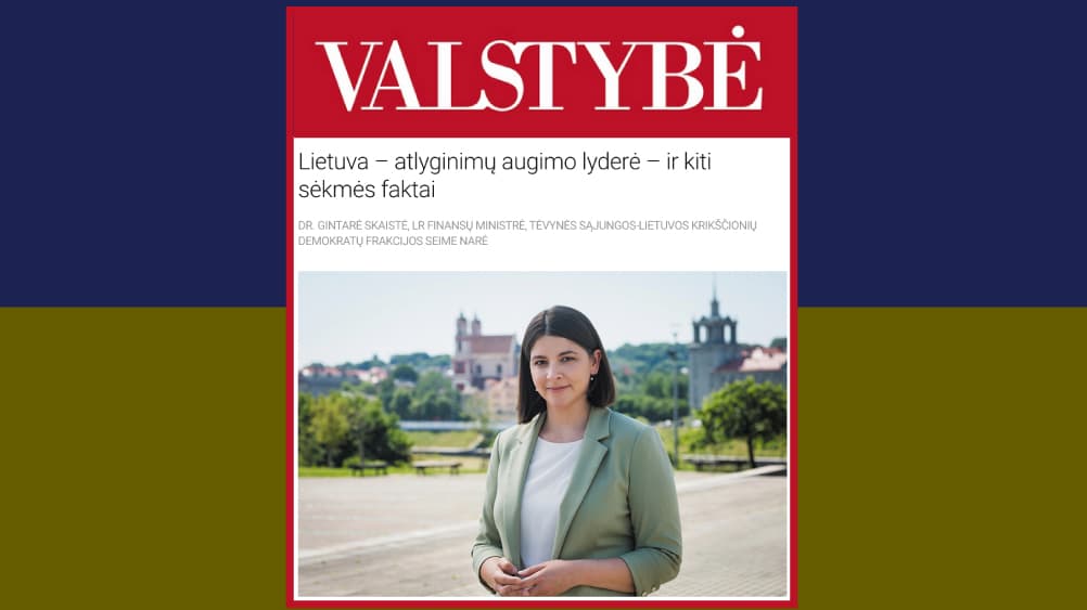 Lietuvos ekonomika – tvarios lyderystės pavyzdys pasauliui