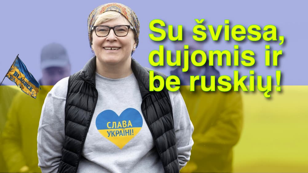 Šimonytė pažadėjo, kad Ukraina švęs pergalę su šviesa, dujomis ir be ruskių