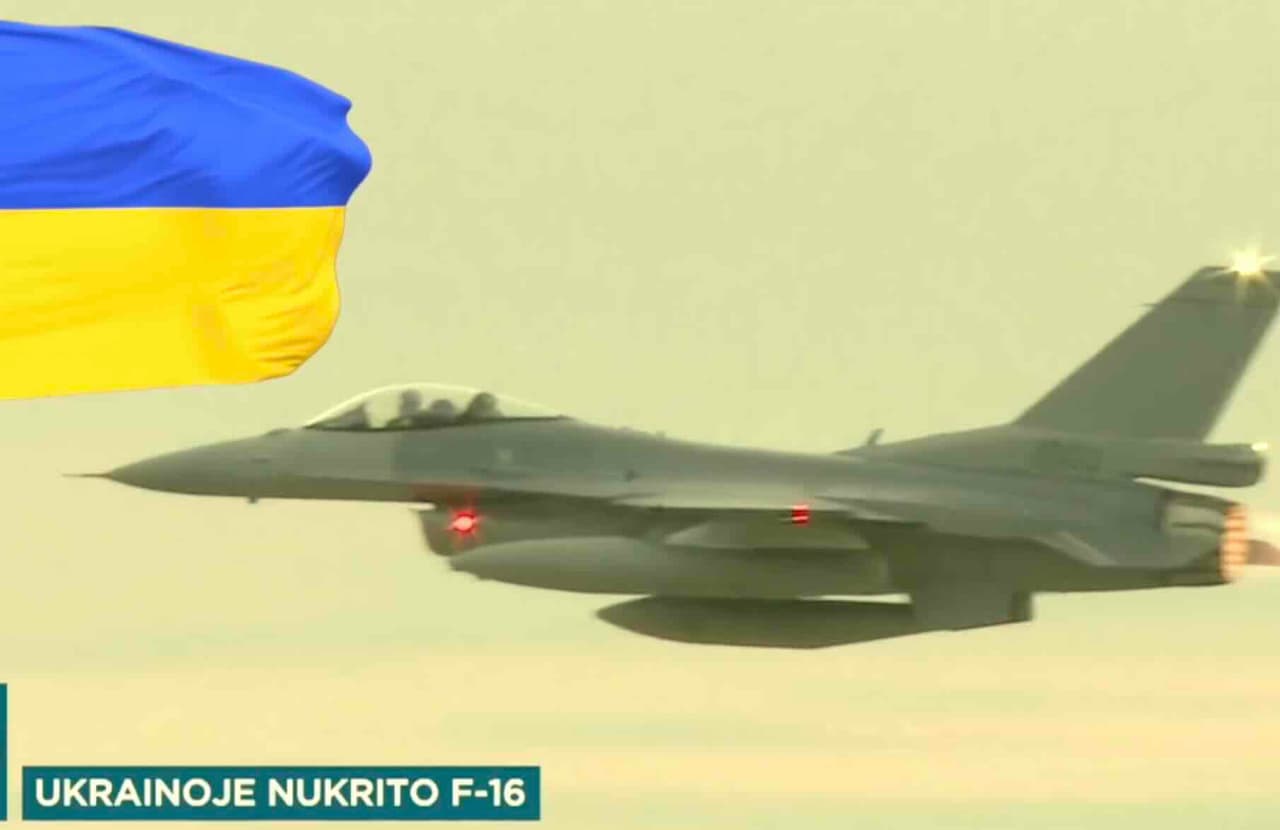 Ukrainoje sudužo F-16