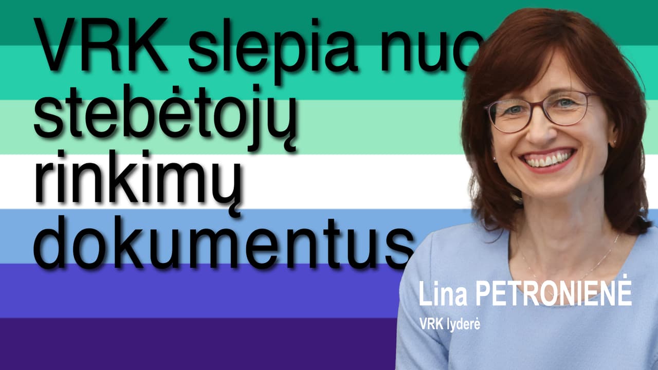 VRK slepia nuo stebėtojų rinkimų dokumentus