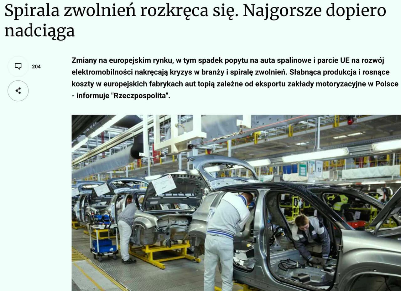 Lenkijoje įsibėgėja darbuotojų atleidimų spiralė – blogiausia dar laukia ateityje