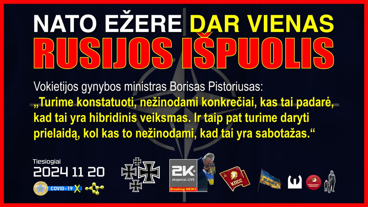 Diversiją NATO ežere Rusija pradėjo rengti prieš 1,5 metų – į kabelio pažeidimo vietą plaukia meistrai