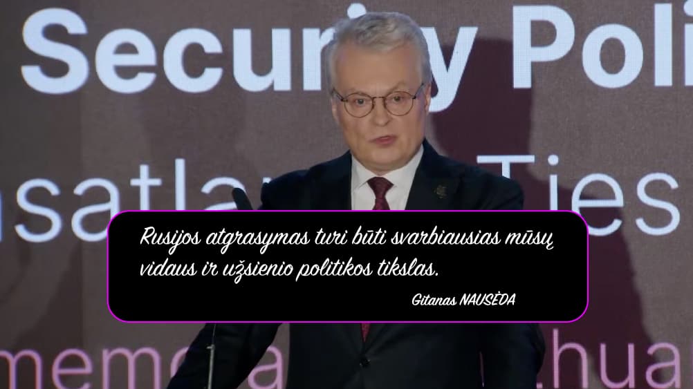 Kasetininkas Nausėda: jei nebus valstybės, nebus nieko