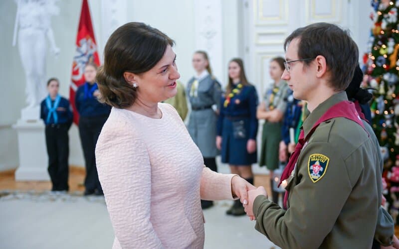 Nausėdienė priėmė Betliejaus taikos ugnelę