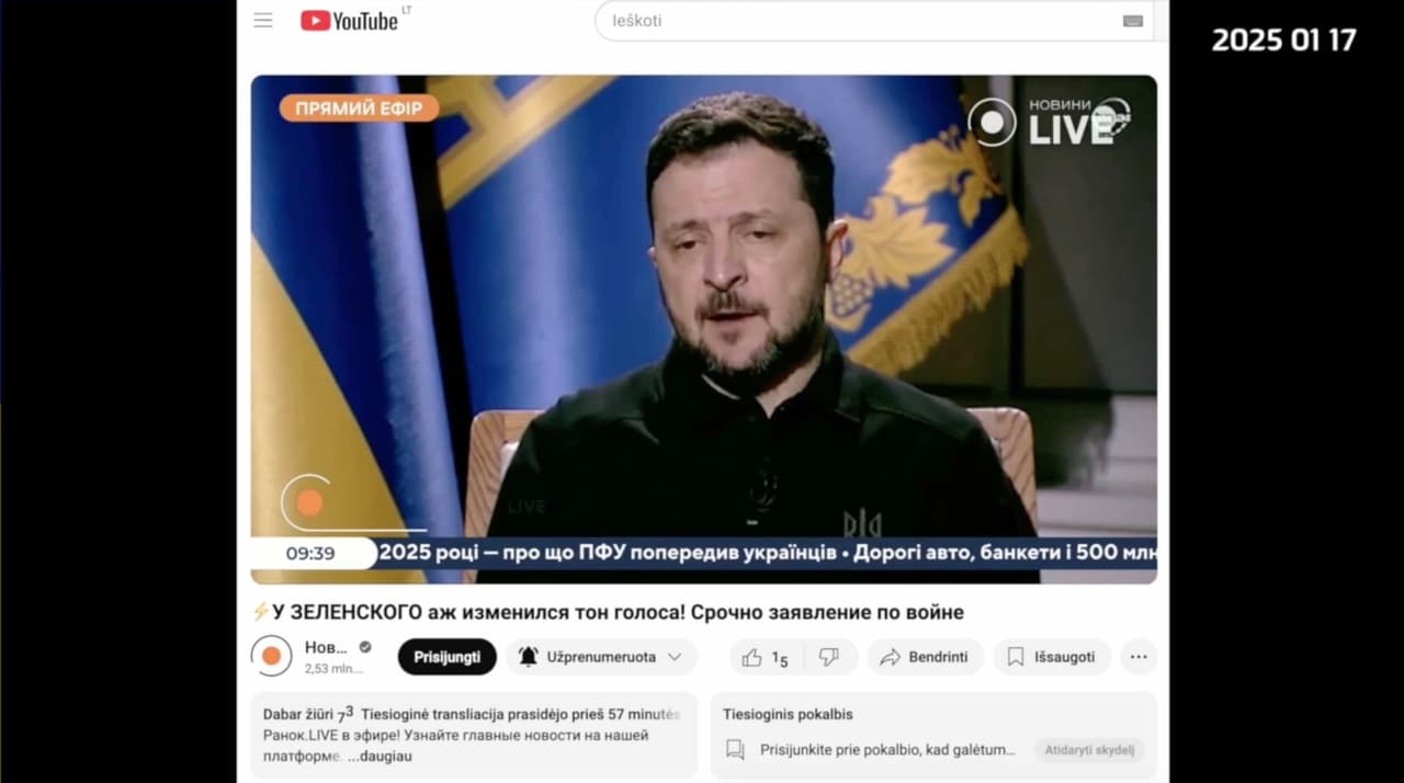 Ukrainos žiniasklaida skelbia, kad pas Zelenskį net balso tonas pasikeitė