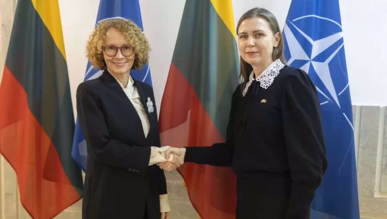Šakalienė su Šekerinska aptarė paramą Ukrainai ir Europos saugumo architektūrą