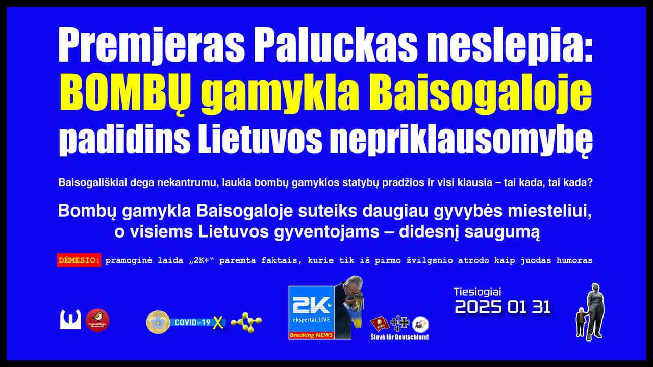 Vokietijos korpusas, o ne brigada – MINIMUM tokia turi būti kiekvieno patriotiško lietuvio ambicija
