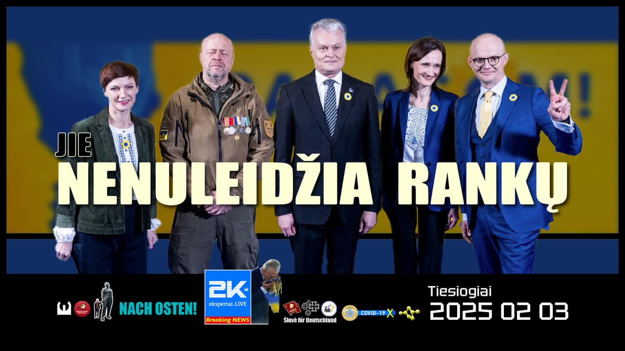 Lietuvos lyderiai dar kartą primena – mes esam pafrončio valstybė, karas realiai jau vyksta