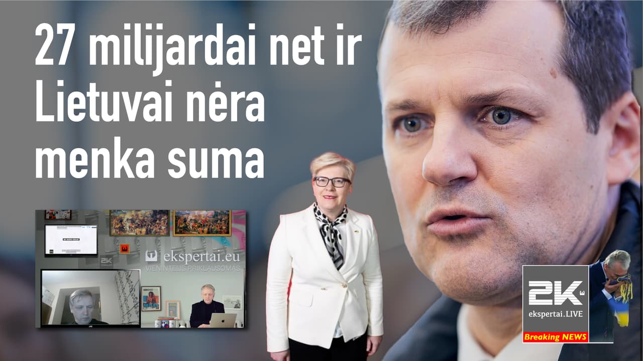 Šimonytė patarnavo Rusijai iš bukumo, ar sąmoningai? LT gyventojams gresia sumokėti nemenką sumą