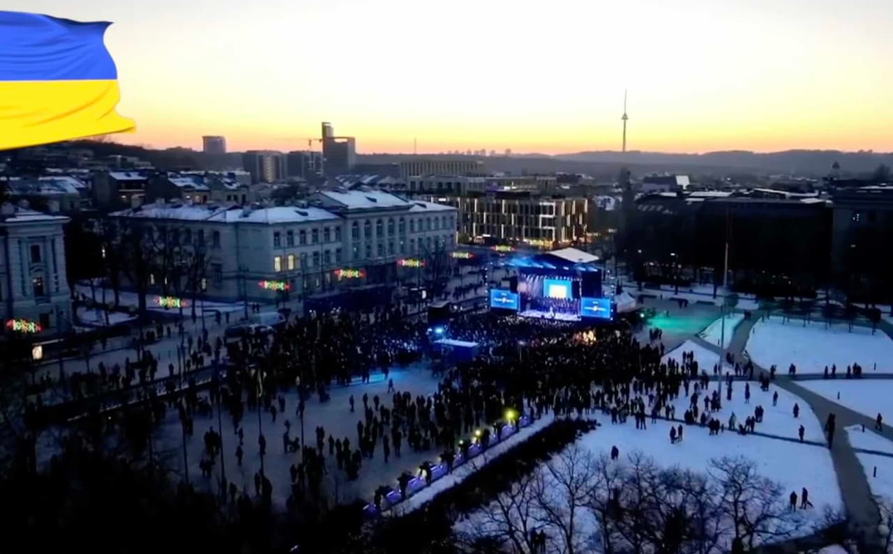 Vilniaus centre skambėjo drąsios kalbos apie Ukrainos išdavikus