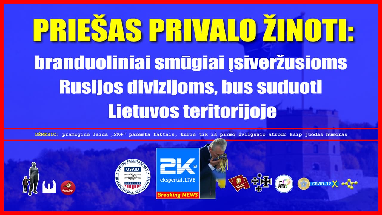 Prireikus, branduolinis ginklas, siekiant sunaikinti priešą, bus panaudotas Lietuvos teritorijoje