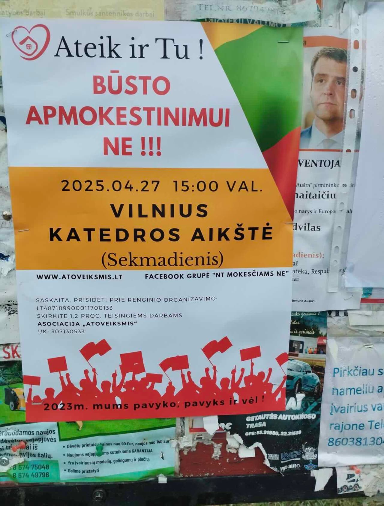 Atvažiuok į Vilnių – tavo balsas svarbus!