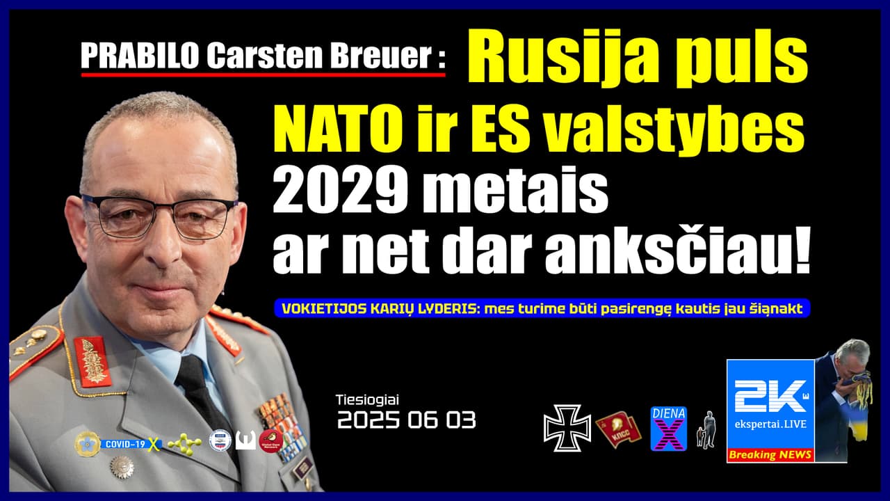 Istorinę karinę galią atgaunanti Vokietija, kautis su Rusija ragina būti pasirengus jau šiąnakt