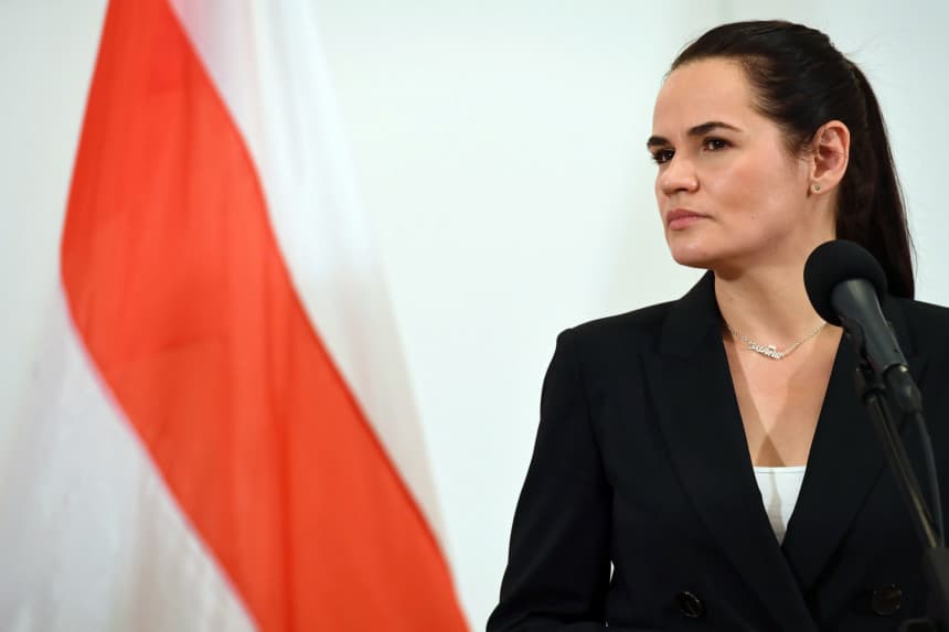 Demaskuota Minsko ir Maskvos propaganda, dėl Baltarusijos prezidentės Tichanovskajos finansavimo dydžio