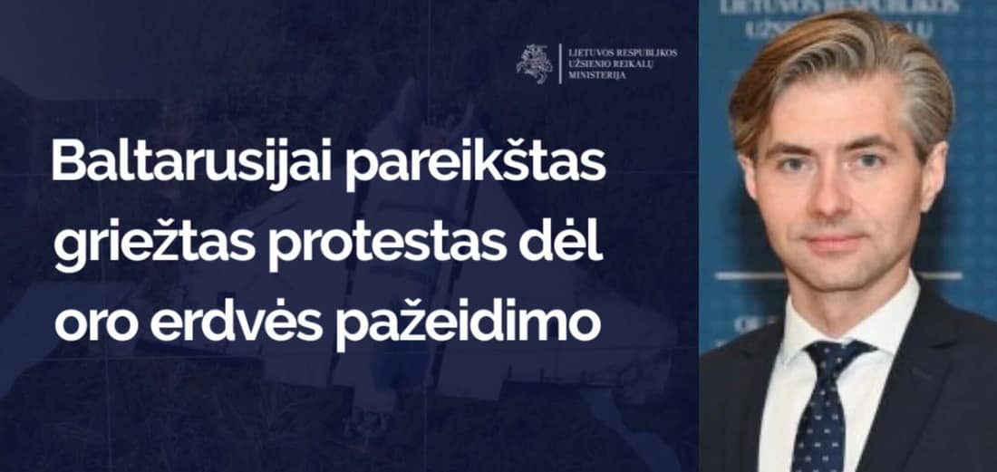 Užsienio reikalų ministerija NOTOS proga sukūrė paveiksliuką apie NOTĄ. Dešinėje - Nausėdos Budrys.