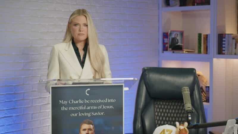 Širdį draskanti Charlie Kirk našlės Erikos Kirk kalba: „Mano šauksmas aidu sklis kaip kovos šauksmas“