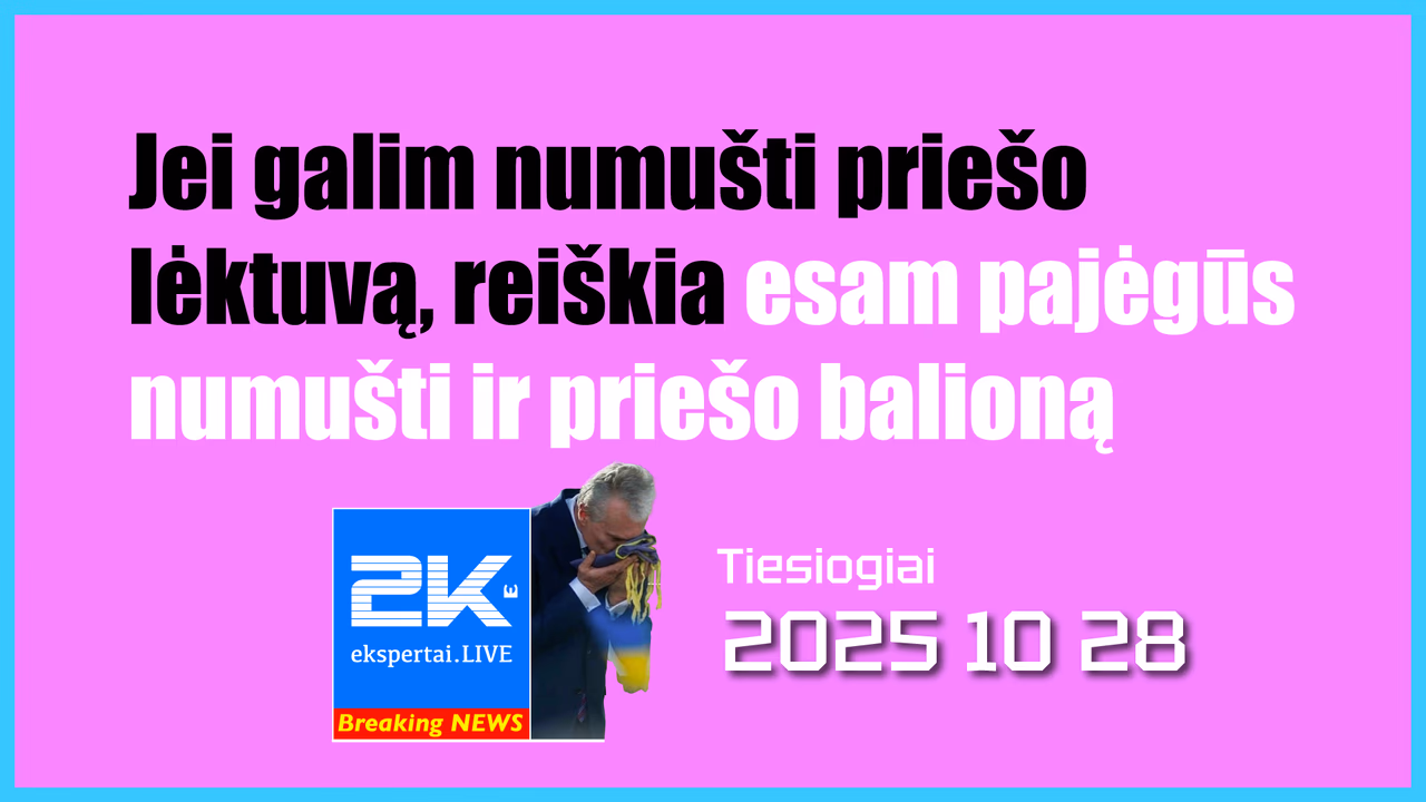 Lietuvos oro erdvėje visi priešai privalo būti sunaikinti 100 proc.