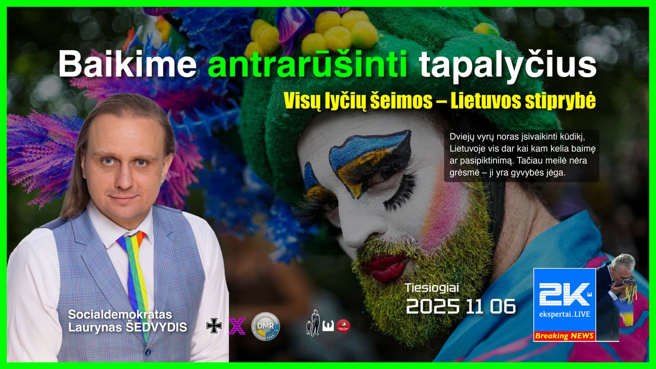 Baikime antrarūšinti: tapalyčių teisę įsivaikinti kūdikius, privalo ginti Konstitucija