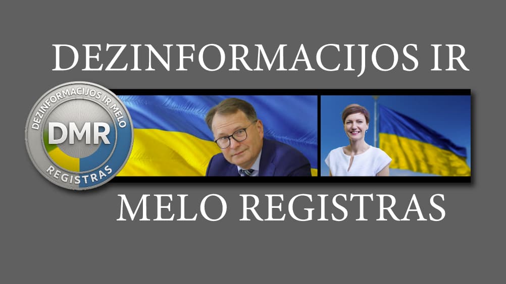 Dezinformacijos ir melo registras (DMR) – padėkime Lietuvai atsistoti ant kojų