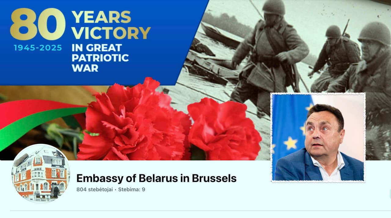 Europarlamentaras Gražulis lankėsi Baltarusijos ambasadoje Belgijoje
