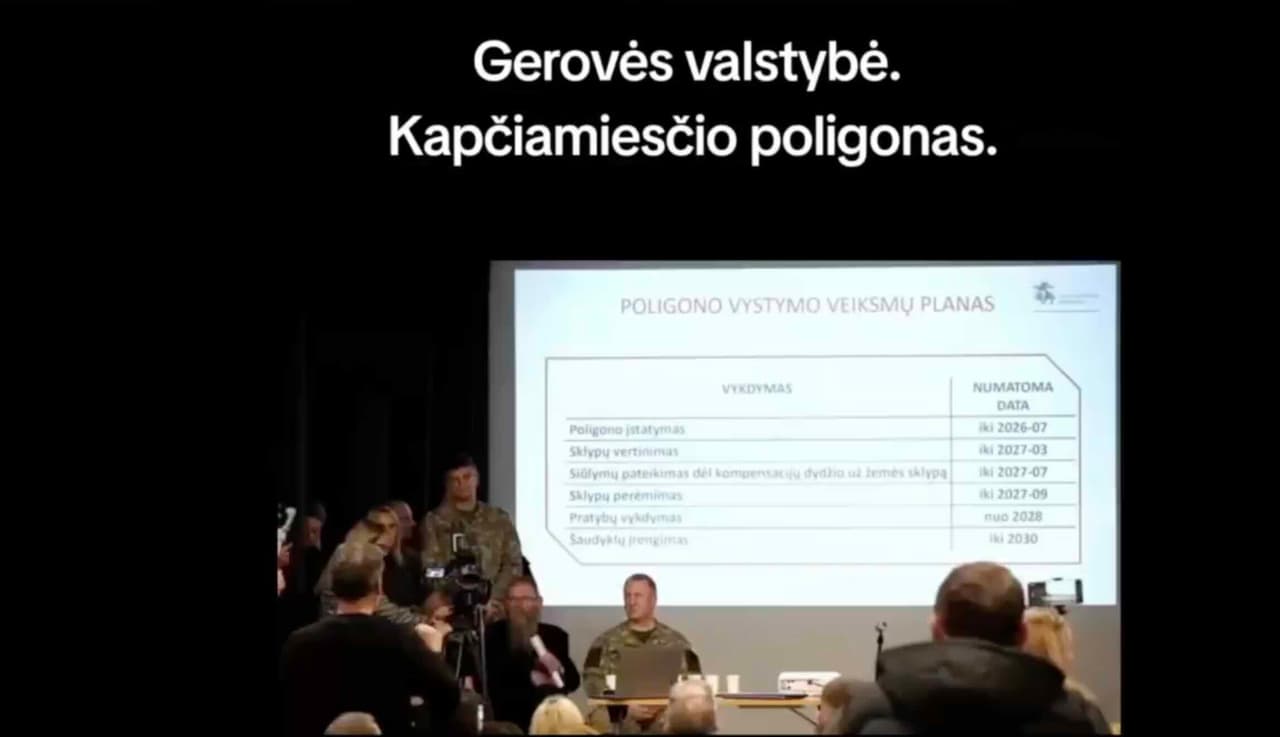 Gyvename teisinėje valstybėje, todėl kam bus liepta, tas turės išsikraustyti vardan Kapčiamiesčio karinio poligono